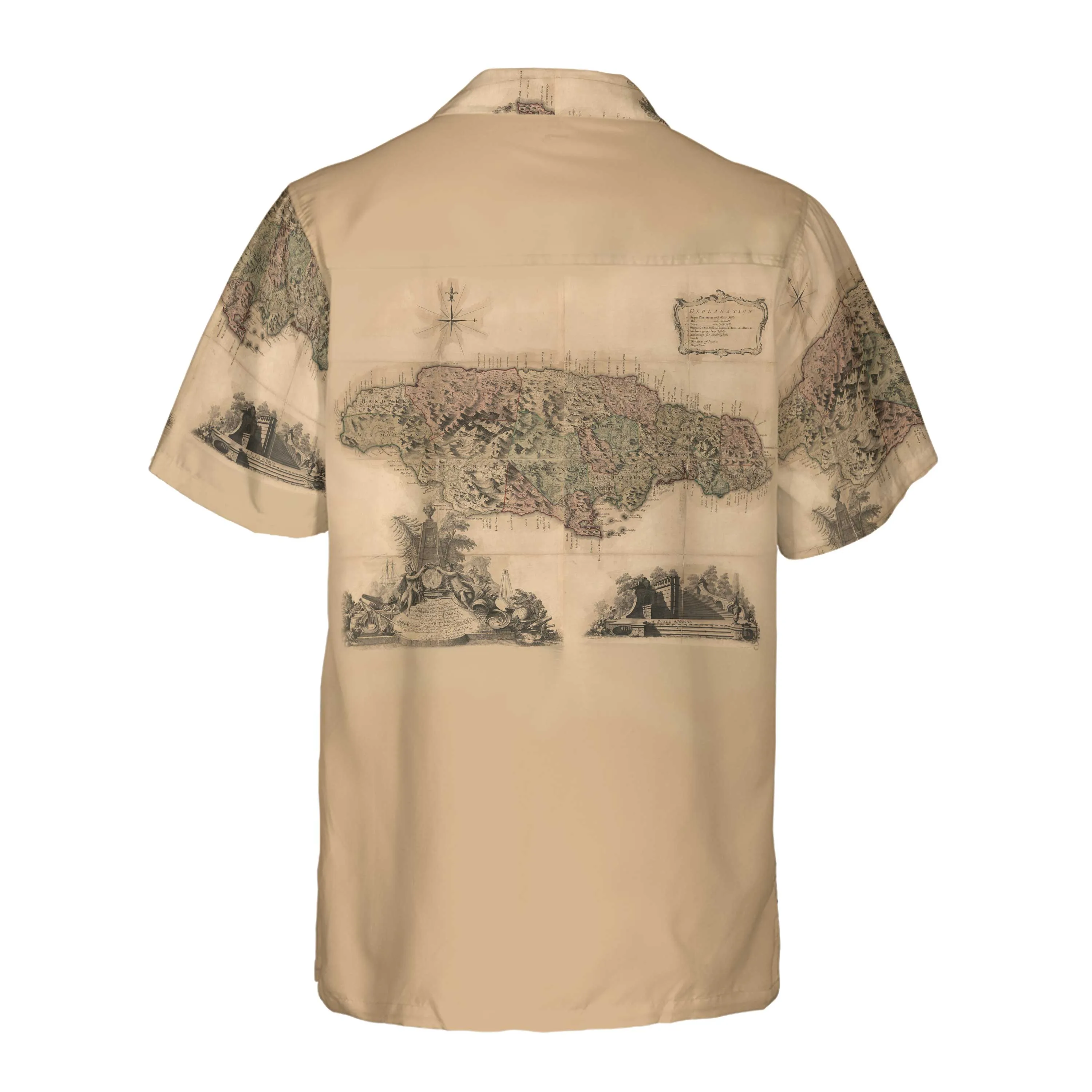 The Jamaica 1763 Historical Coconut Button Camp Shirt