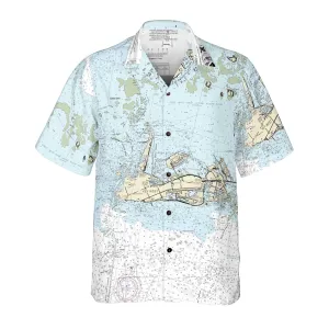 The Key West Navigator Coconut Button Camp Shirt