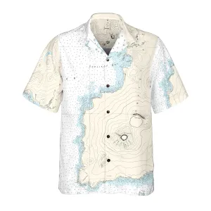 The Kruzof Island Navigator Coconut Button Camp Shirt