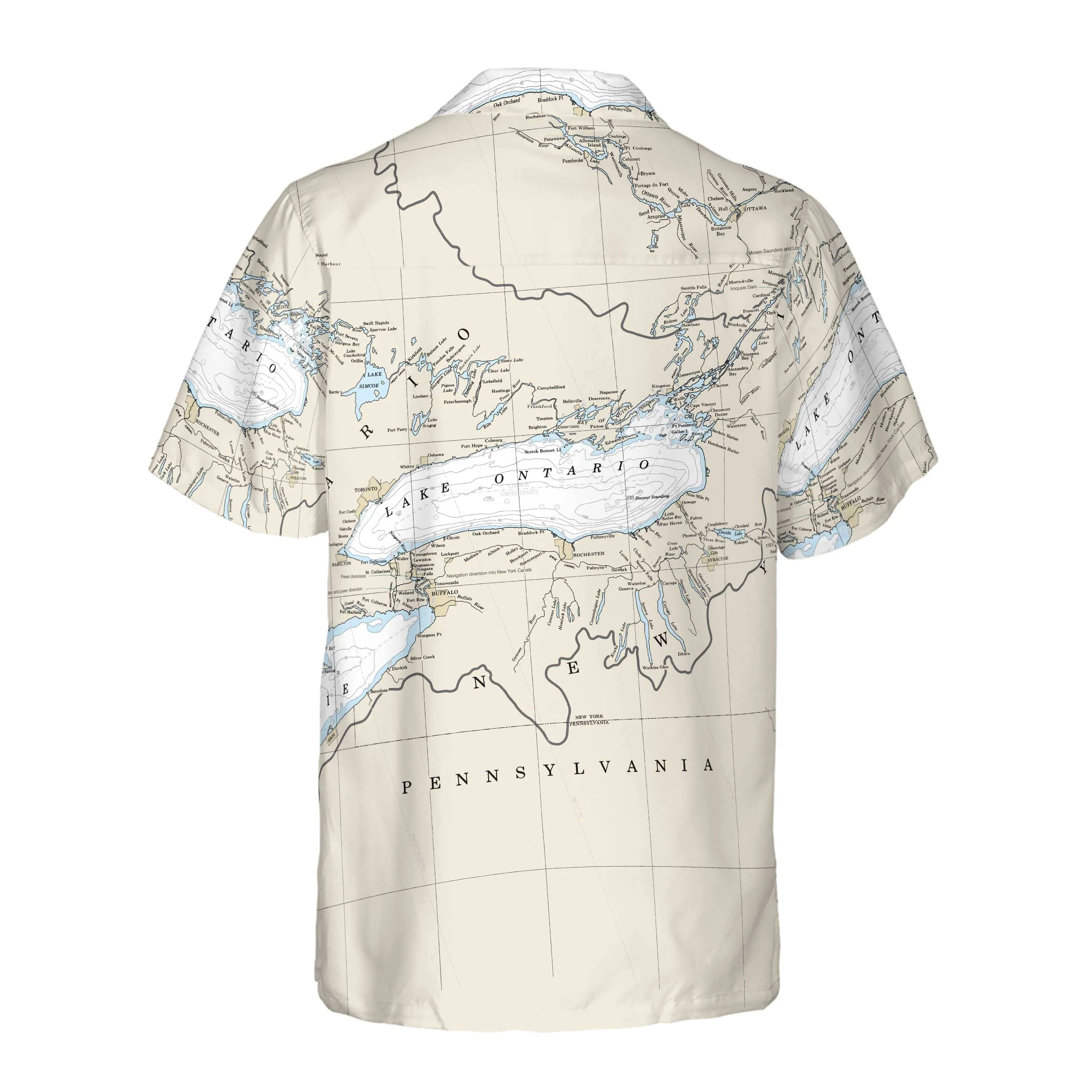 The Lake Ontario Coconut Button Camp Shirt