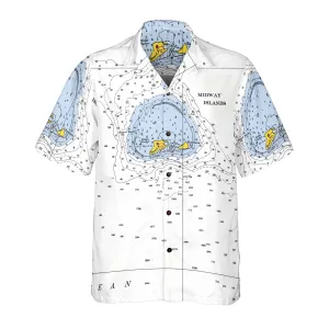 The Midway Islands Coconut Button Camp Shirt