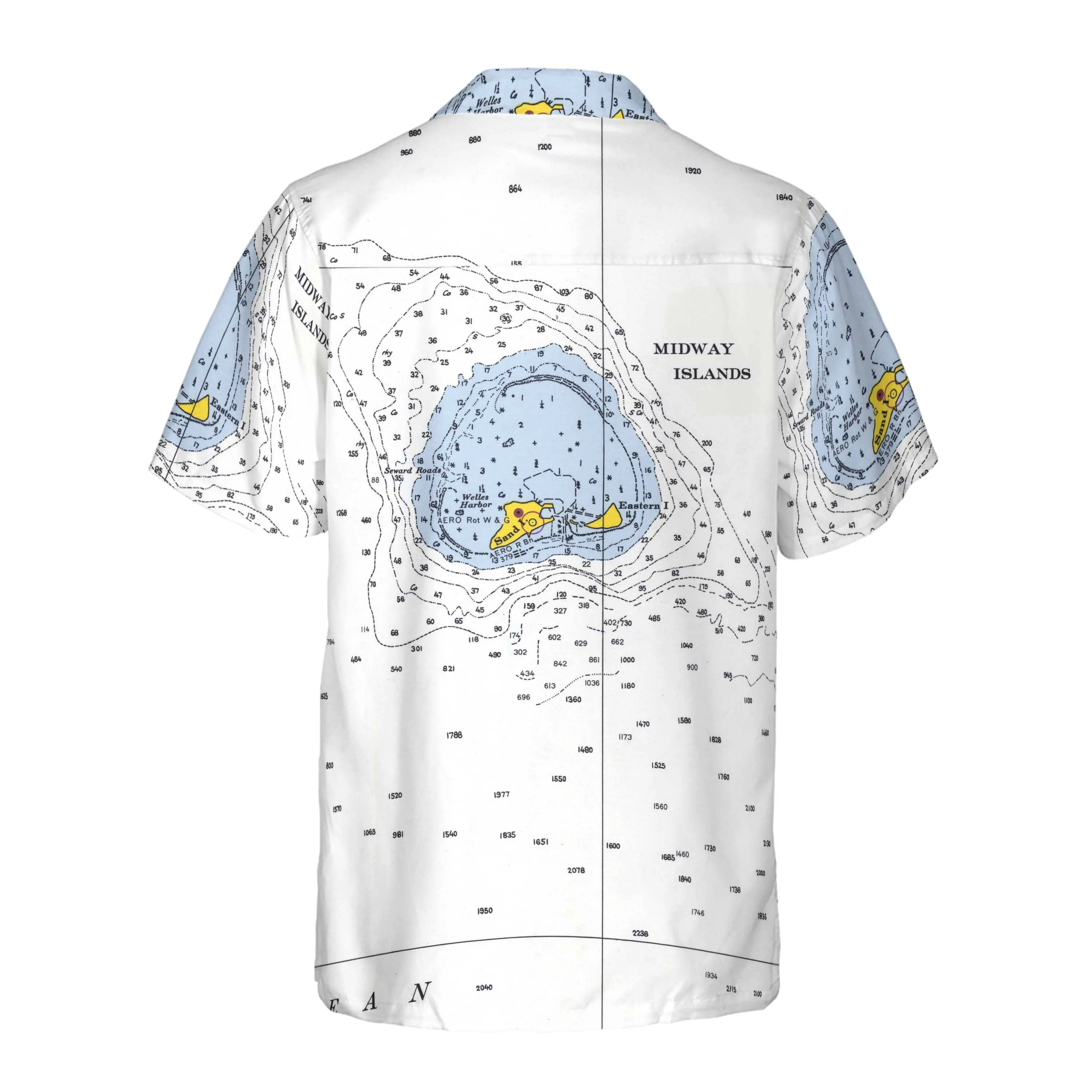 The Midway Islands Coconut Button Camp Shirt