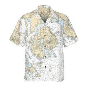 The Mount Desert Island Coconut Button Camp Shirt