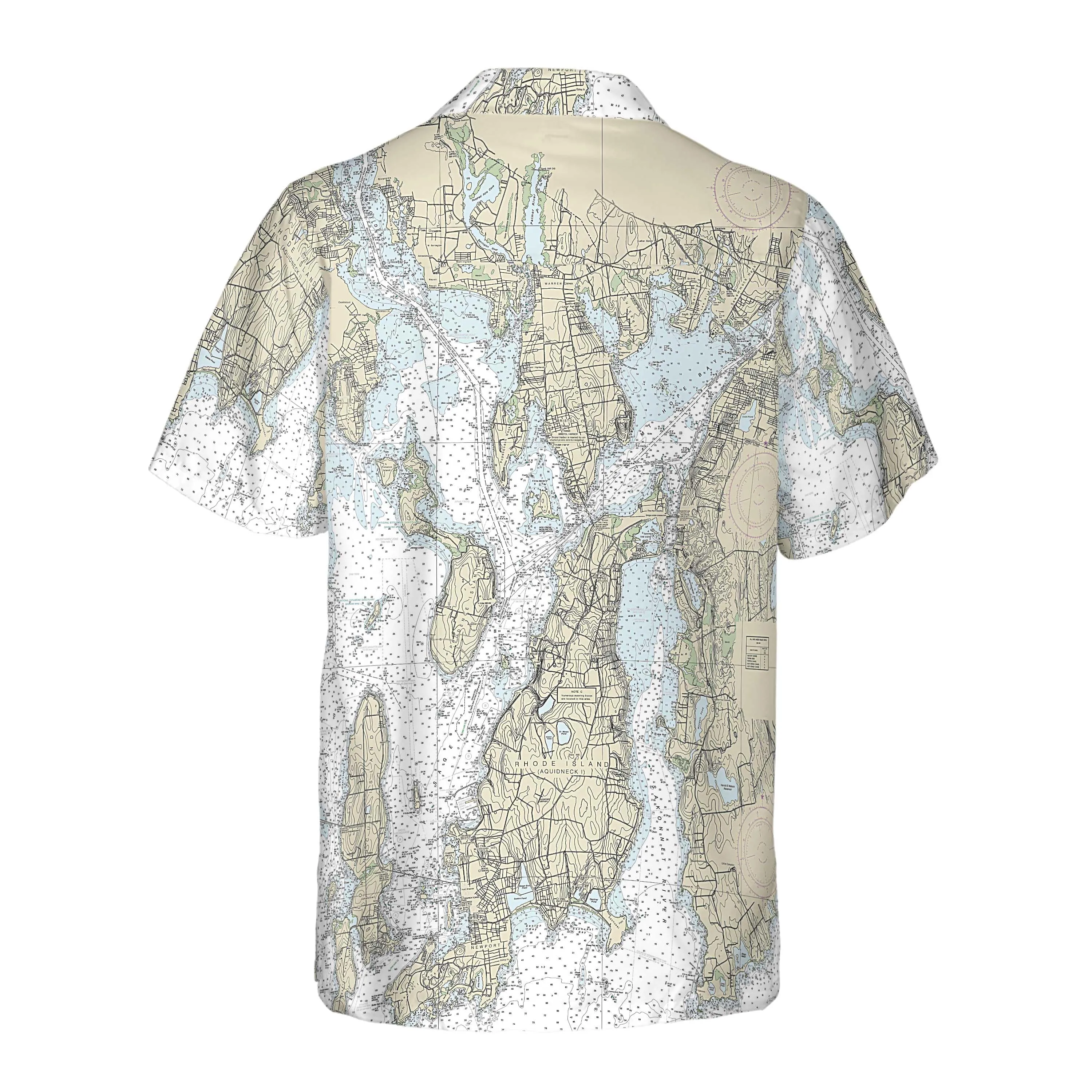 The Narragansett Bay Coconut Button Camp Shirt