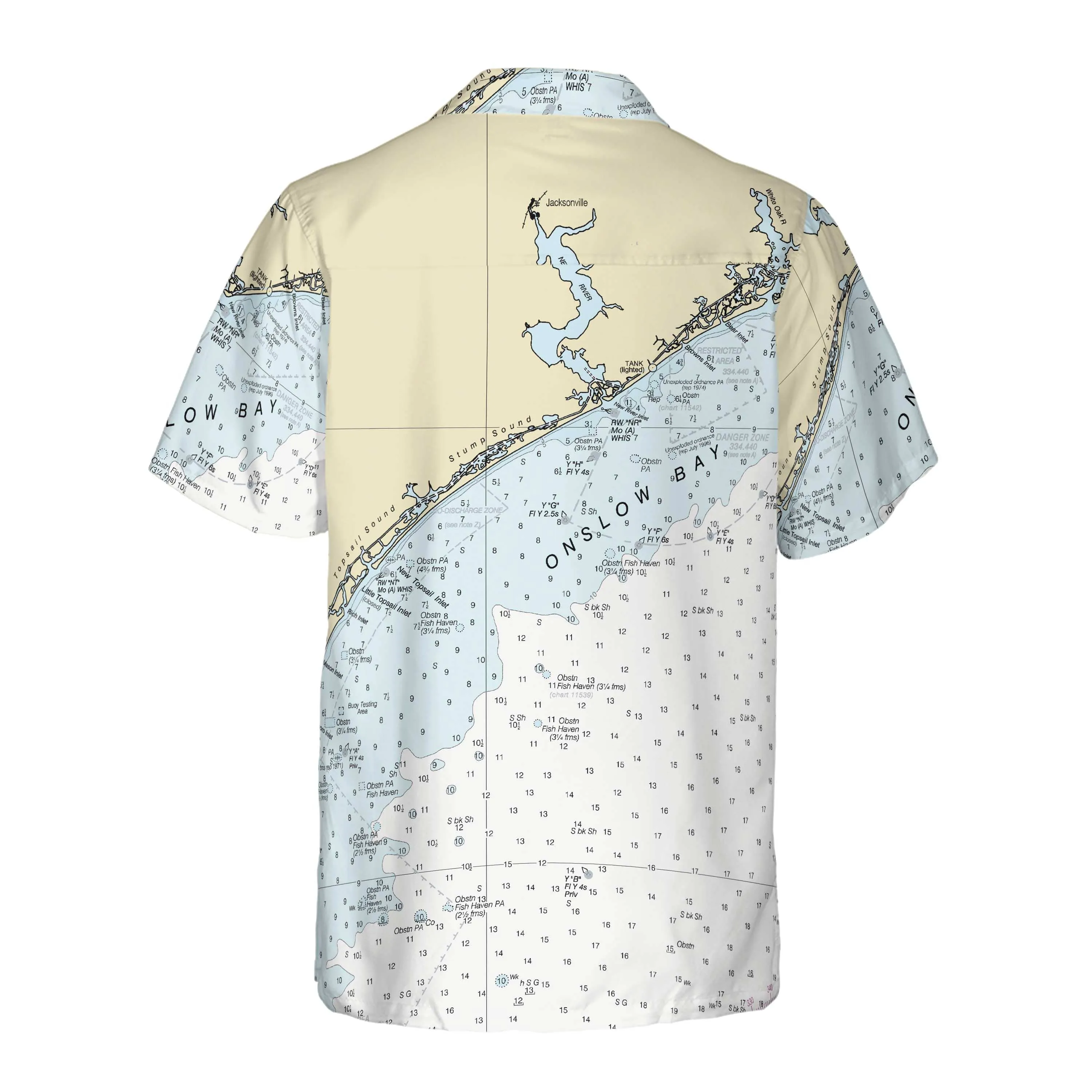 The Onslow Bay Coconut Button Camp Shirt