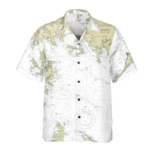 The Pamlico Sound Coconut Button Camp Shirt