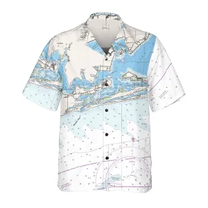 The Perdido Pass Navigator Coconut Button Camp Shirt