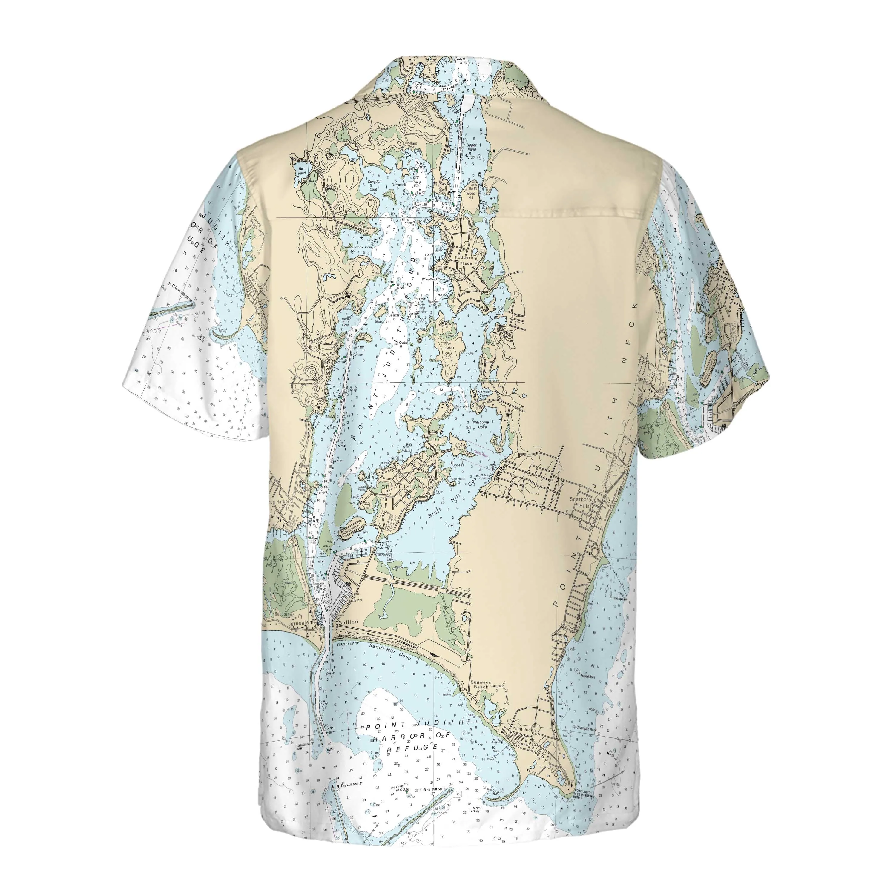 The Point Judith Navigator Coconut Button Camp Shirt