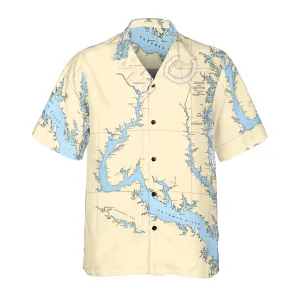 The Potomac River Coconut Button Camp Shirt