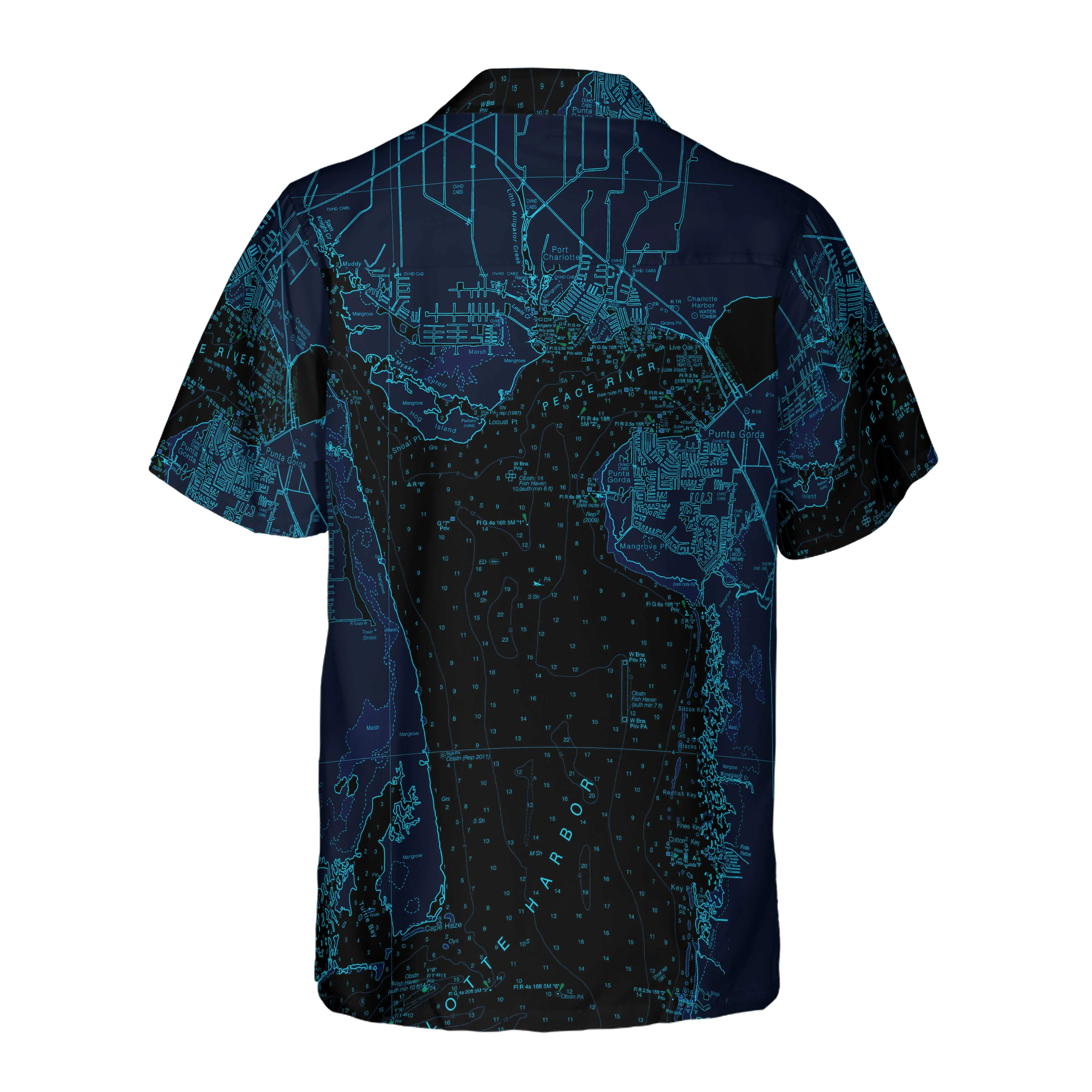 The Punta Gorda by Starlight Coconut Button Camp Shirt