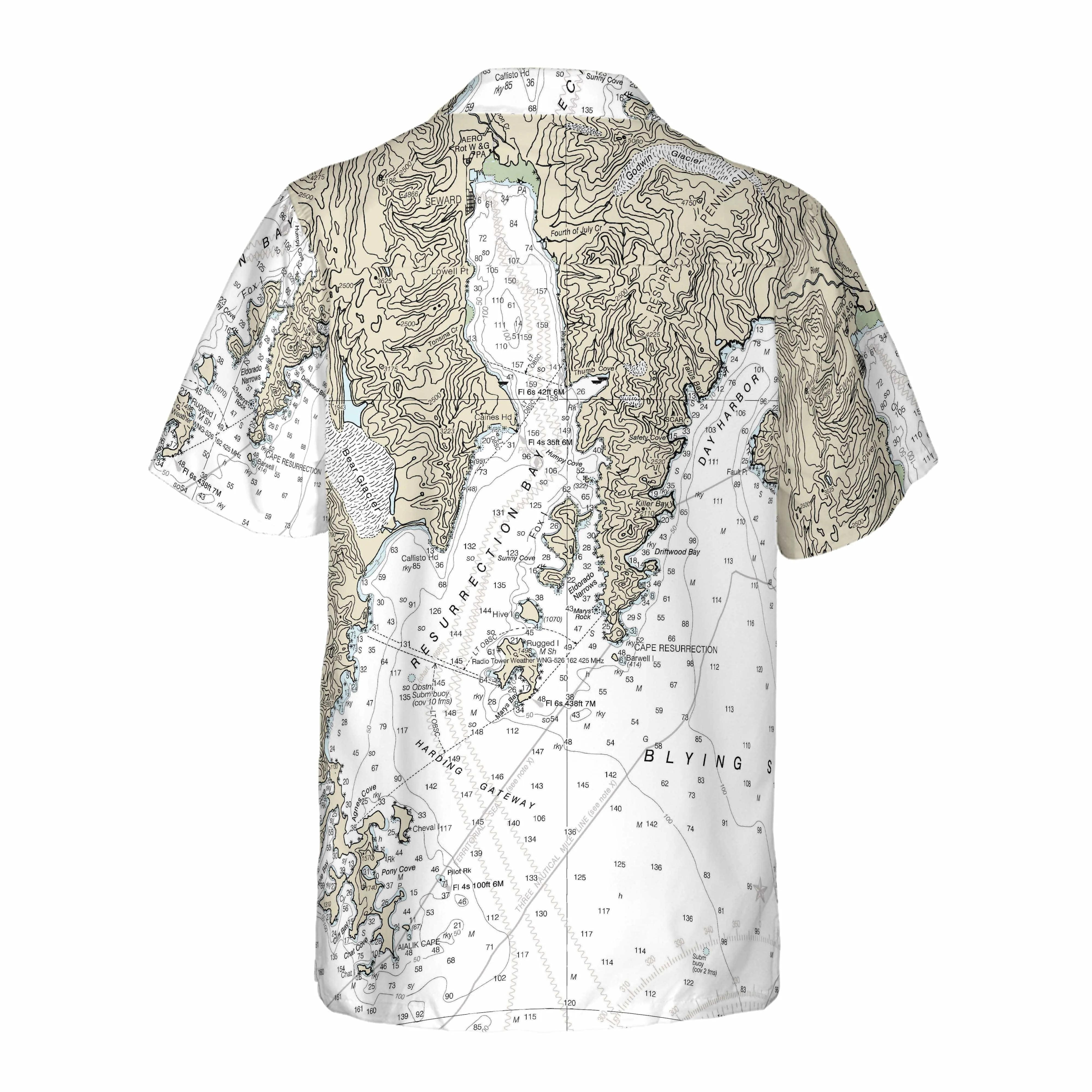 The Resurrection Bay Coconut Button Camp Shirt