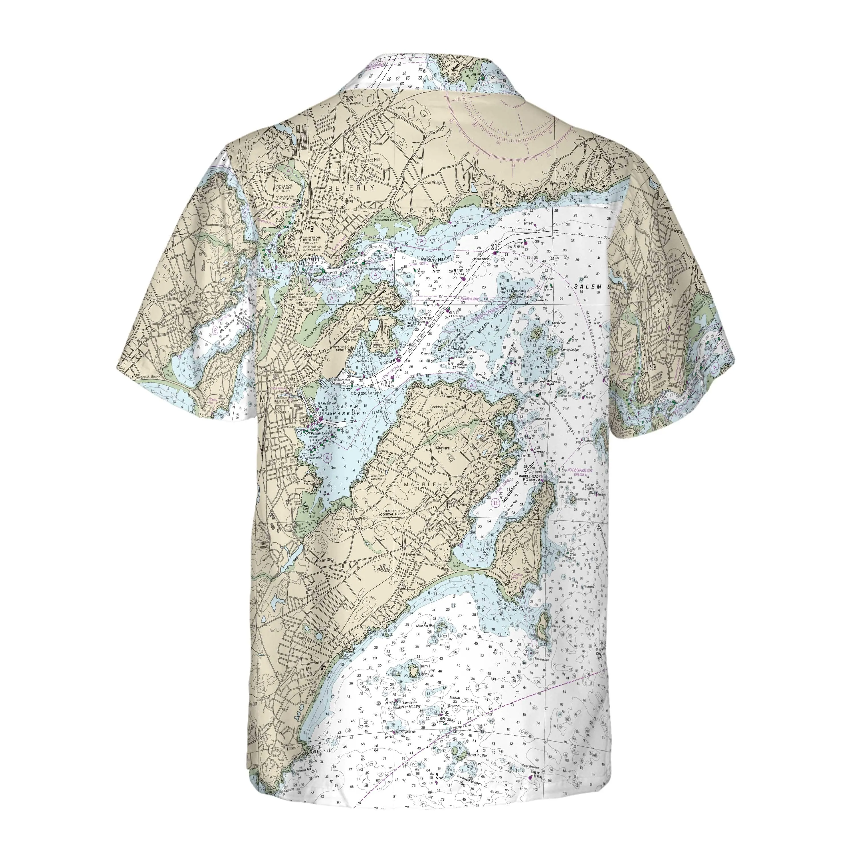 The Salem Sound Coconut Button Camp Shirt