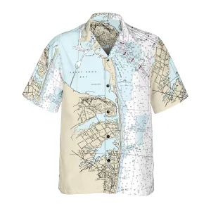 The Sandy Hook Bay Coconut Button Camp Shirt