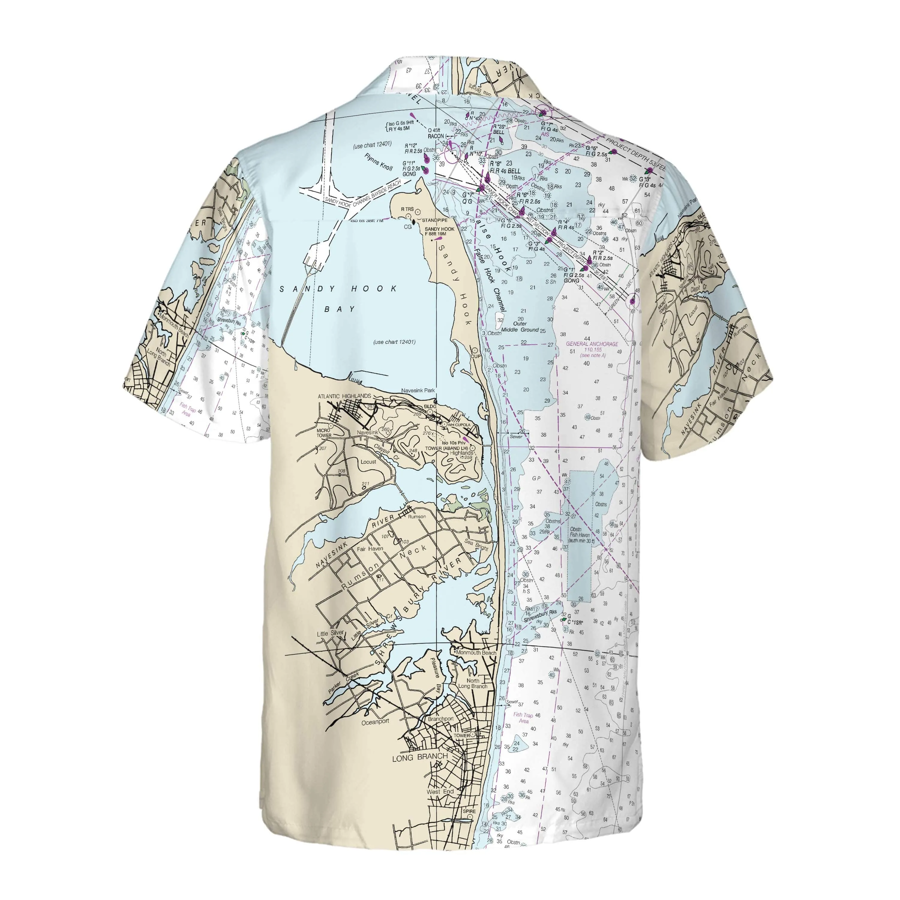 The Sandy Hook Bay Coconut Button Camp Shirt