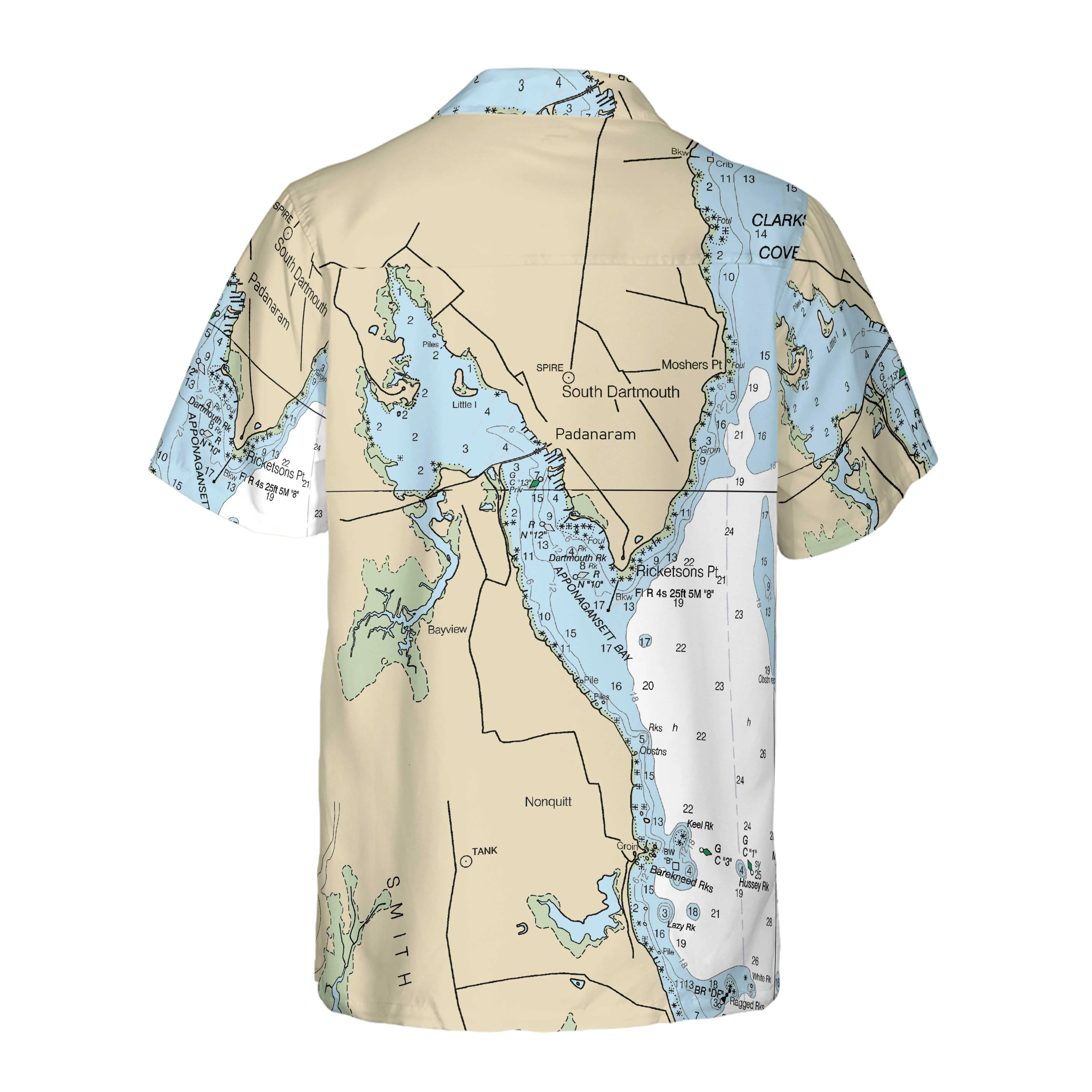 The South Dartmouth Coconut Button Camp Shirt