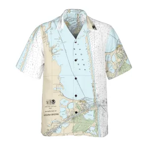 The Southern Laguna Madre Coconut Button Camp Shirt