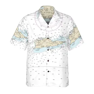 The St Croix USVI Coconut Button Camp Shirt