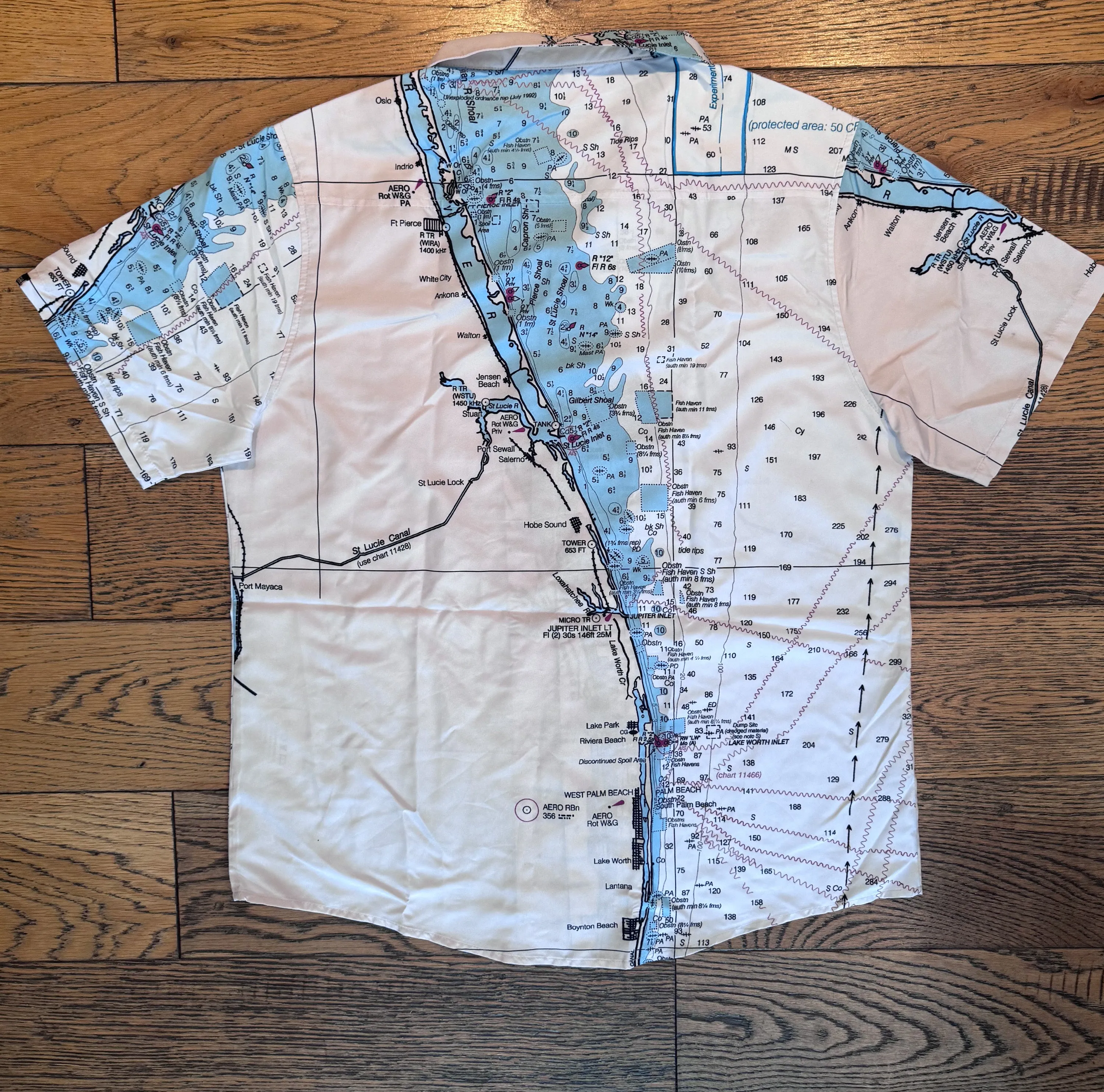 The St Lucie Inlet Coconut Button Camp Shirt