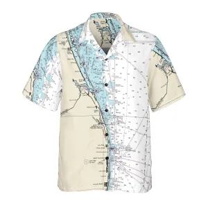 The St Lucie Inlet Coconut Button Camp Shirt