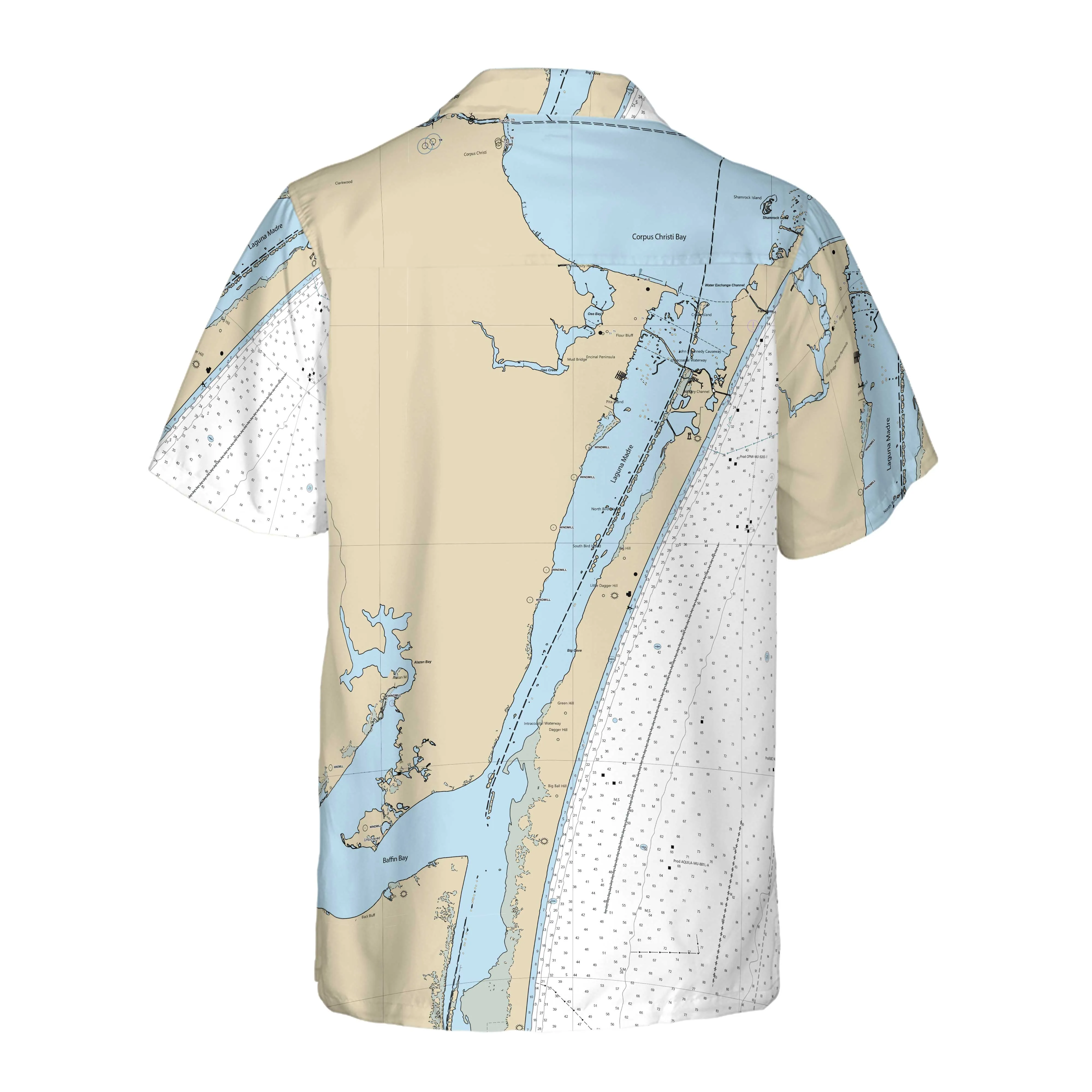 The Upper Laguna Madre Coconut Button Camp Shirt