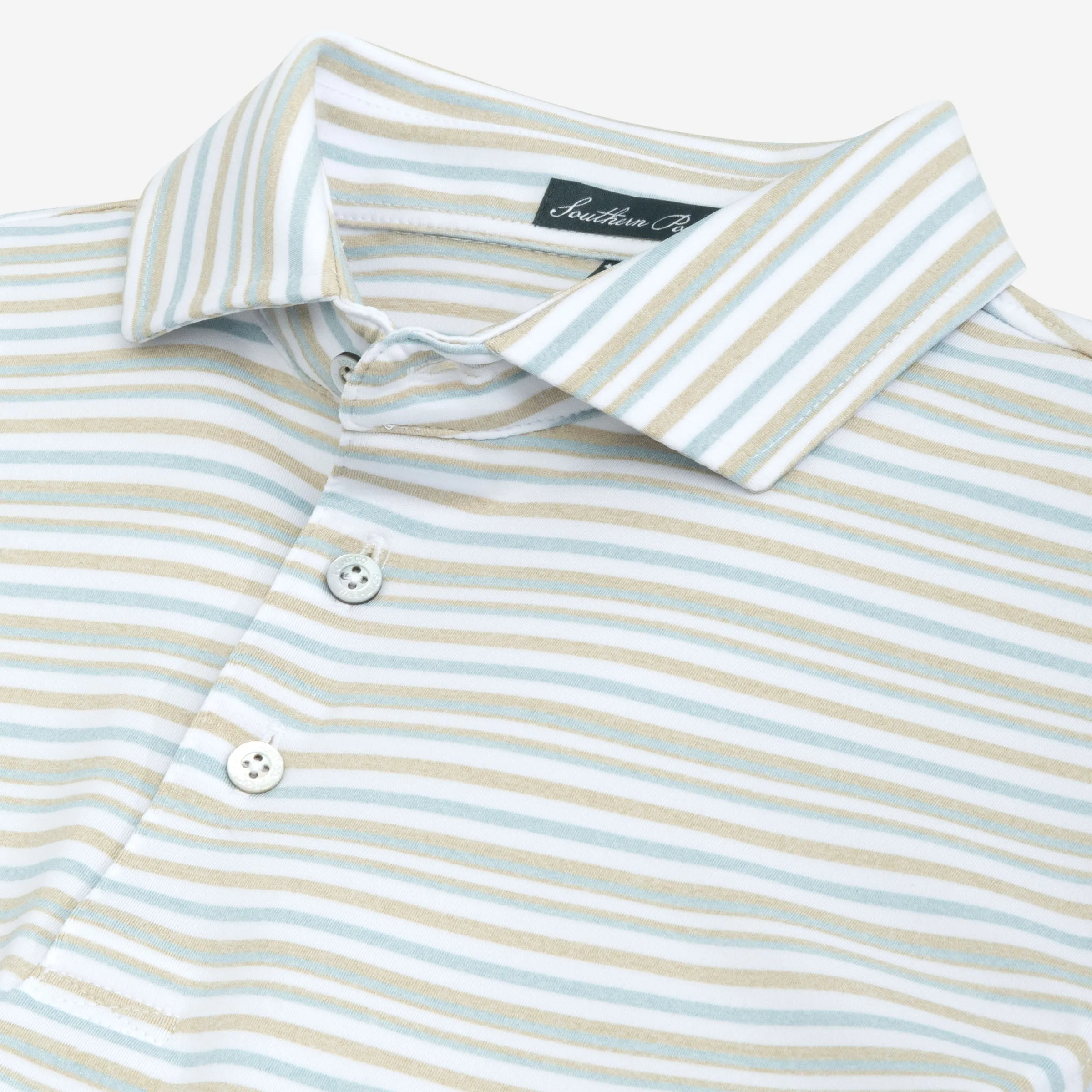 The Valley Stripe Polo FINAL SALE