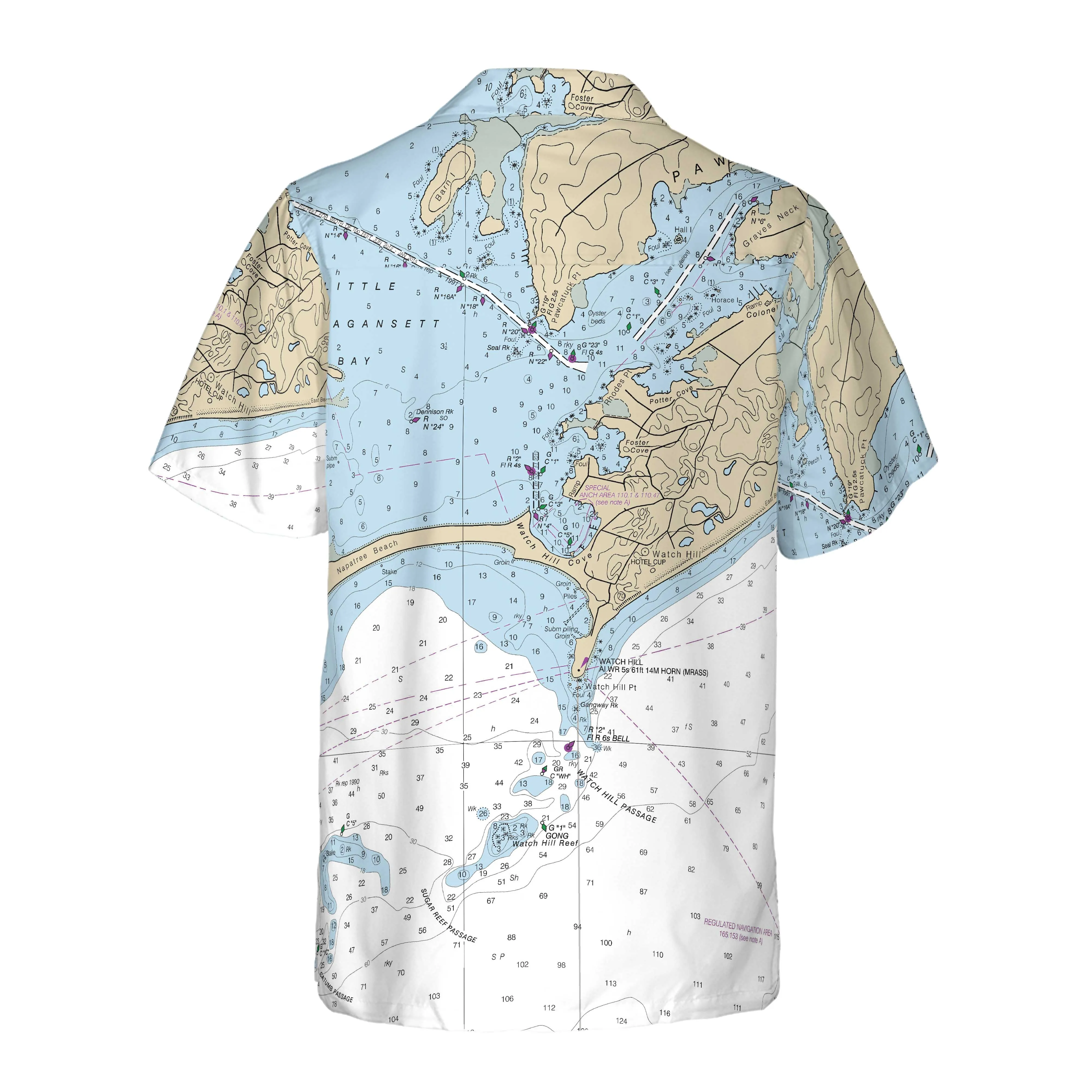 The Watch Hill Coconut Button Camp Shirt