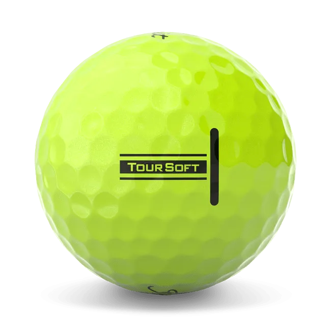 Titleist Tour Soft Yellow Logo Golf Balls 2025