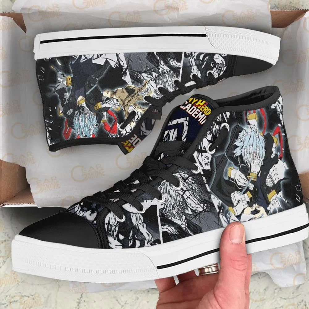 Tomura Shigaraki High Top Shoes Custom Anime Sneakers