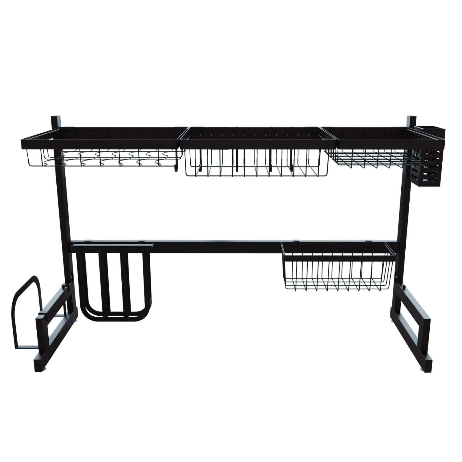 Toolkiss Multifunctional Stainless Steel Over the Sink Dish Rack