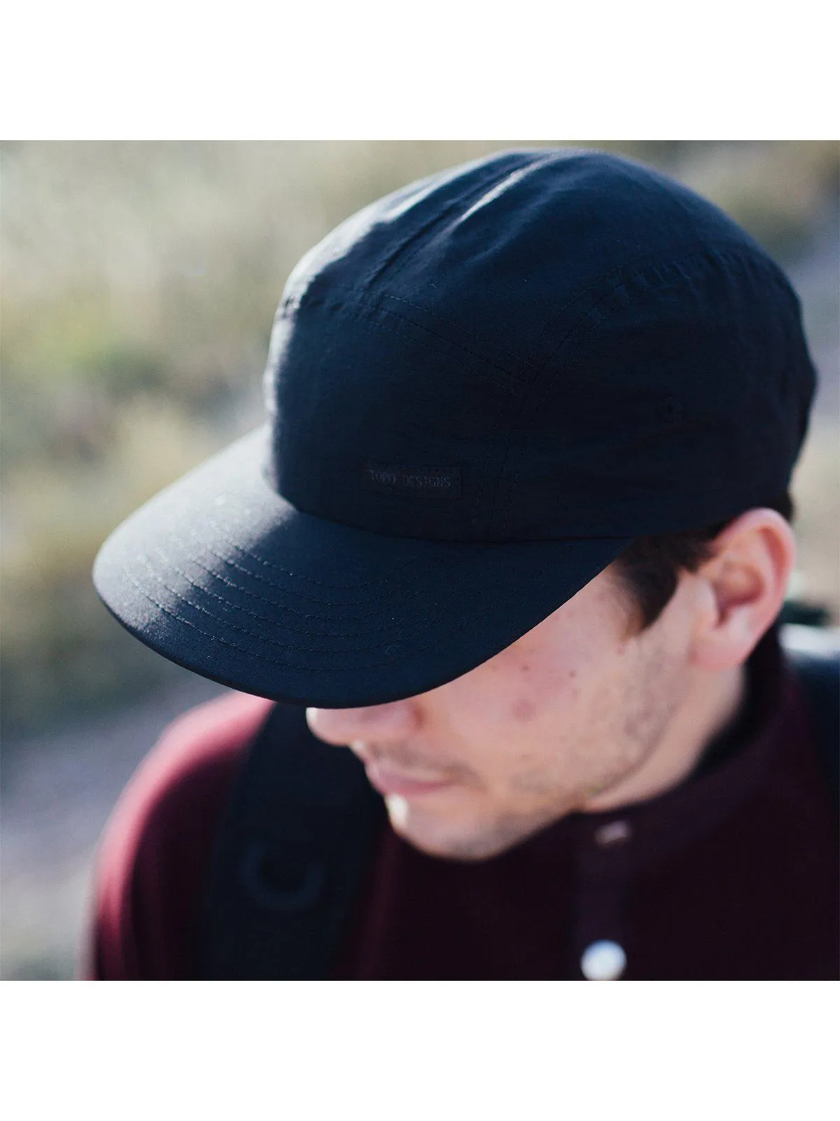 Topo Designs Nylon Camp Hat Charcoal