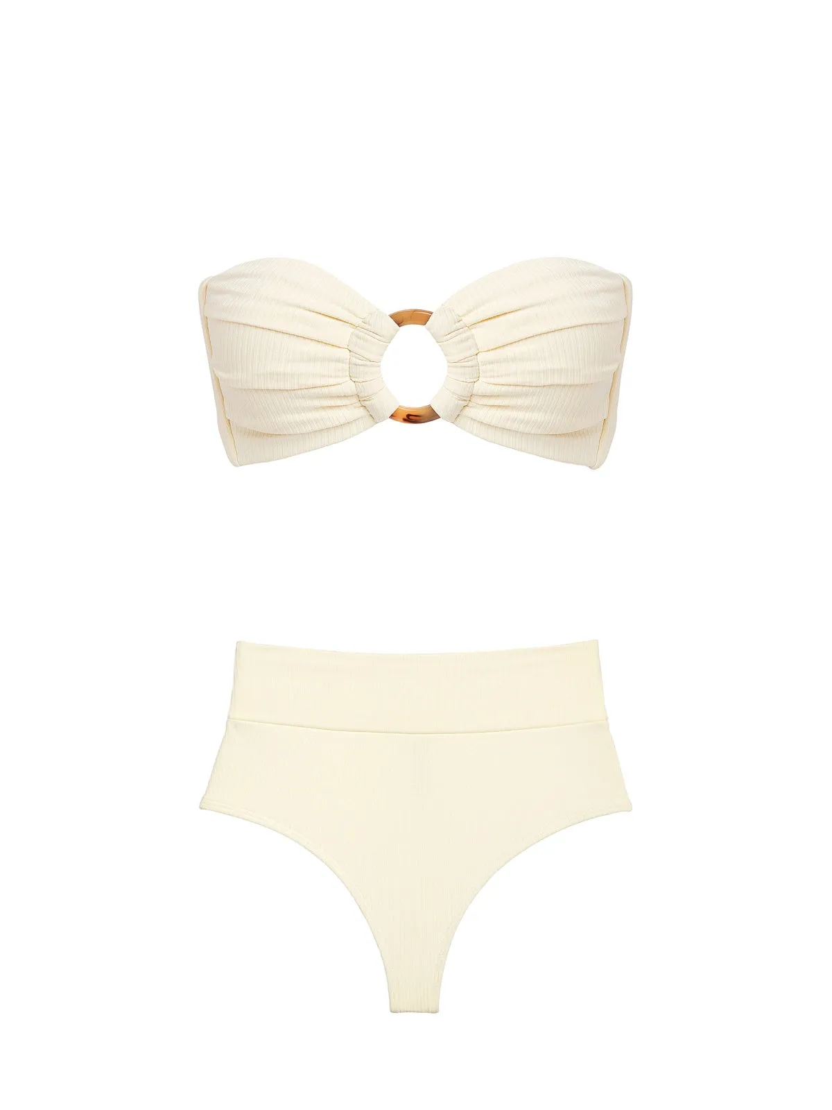 Tori Bandeau-High Rise Bikini ::RET