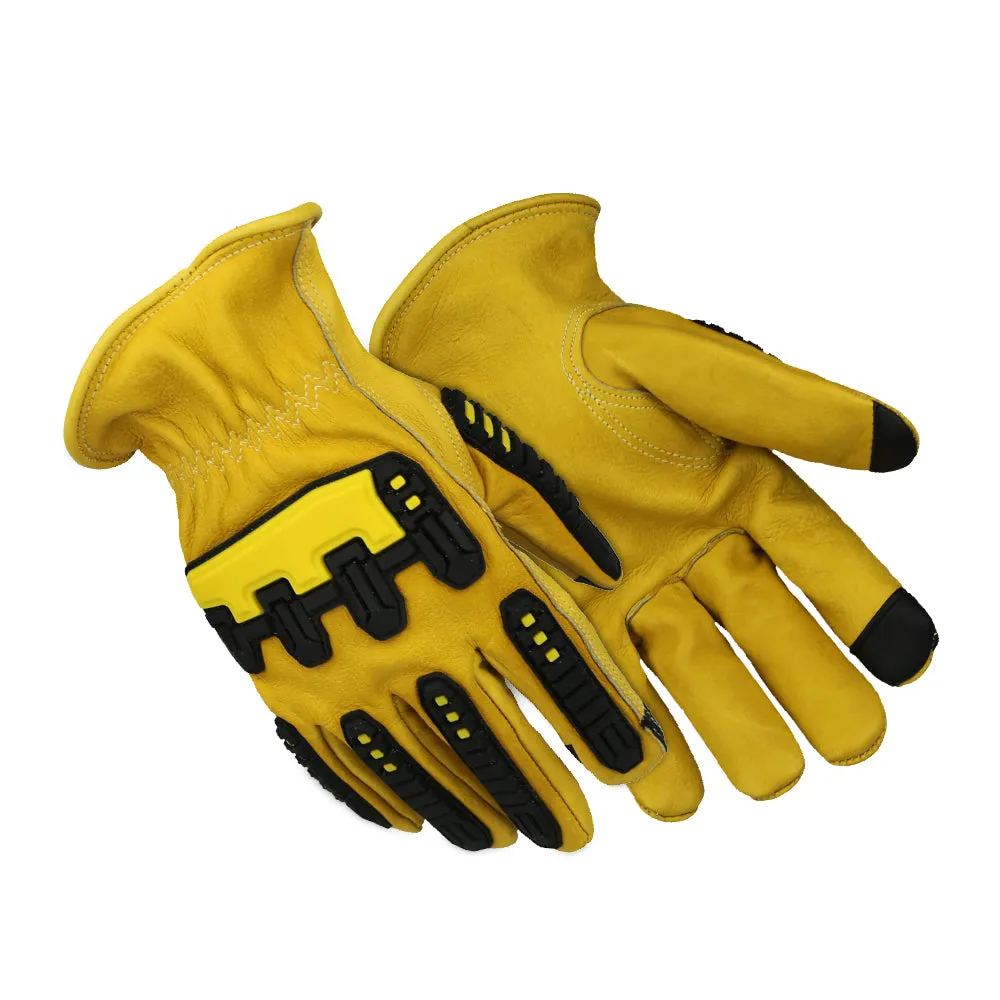 Total Protection: Water, Cut & Impact Resistant Top Grain Cowhide Gloves