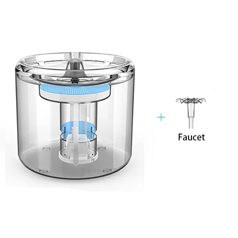 Transparent Cat Water Fountain