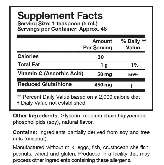 Tri-Fortify Orange® Liposomal Glutathione – Orange Tube