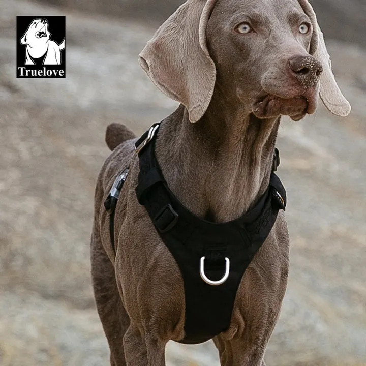 True Love Lightweight Dog Harness - Black, L