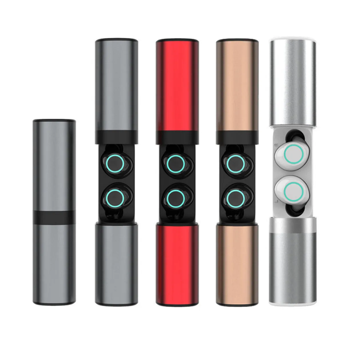 True Twin 2 In 1 Wireless Headphones With Powerbank by VistaShops
