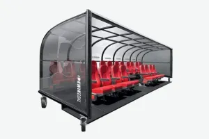 Two-Row Portable Only Rugby Shelter