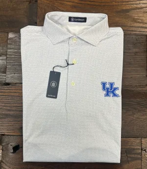 UK Abner Performance Polo - White/ Marine