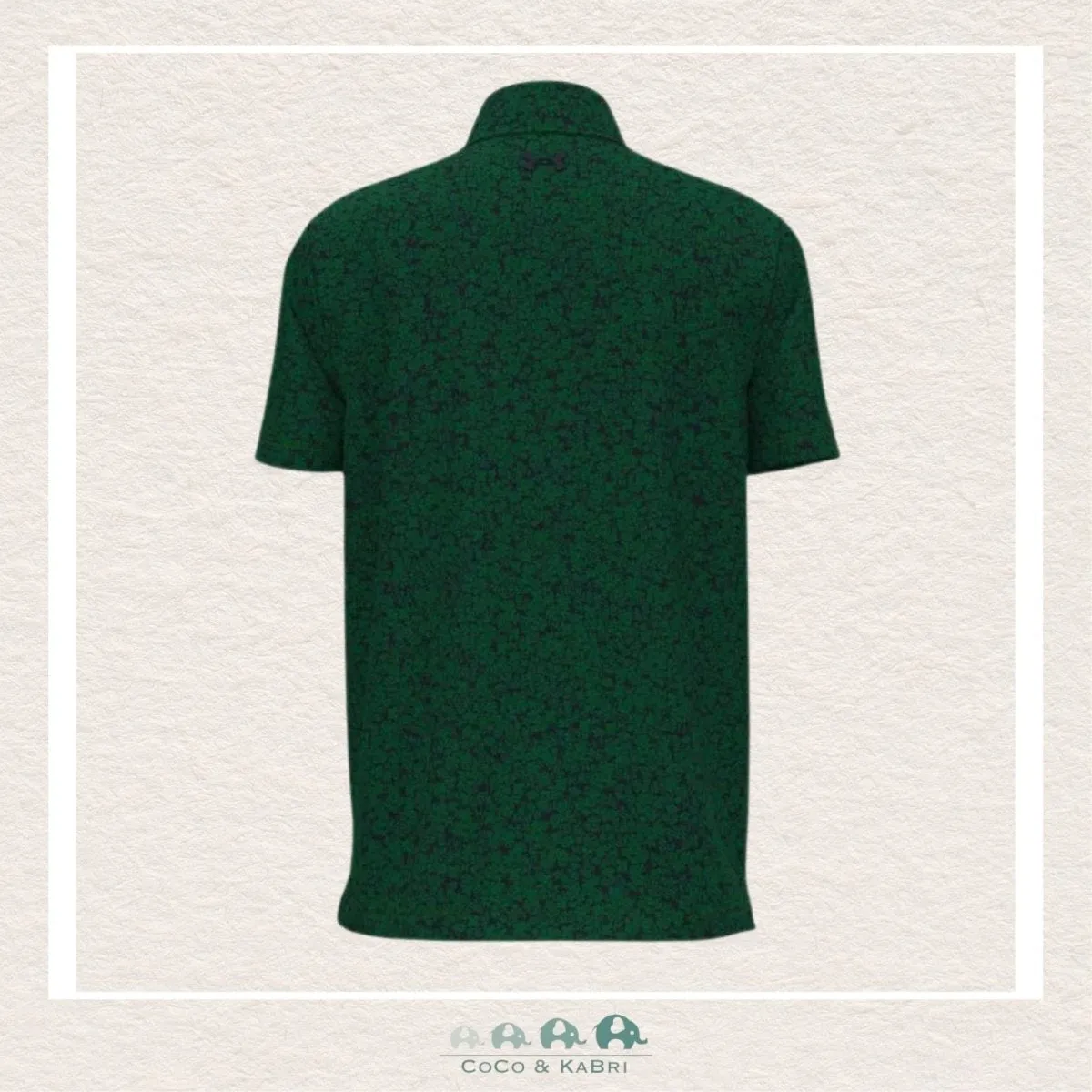 Under Armour Boy's Playoff Printed Polo Team - Kelly Green