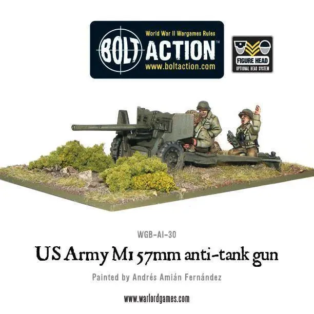US Army 57mm Anti-Tank Team