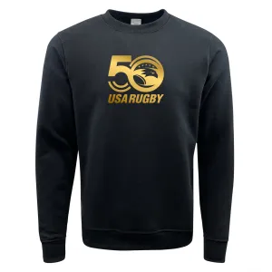 USA Rugby 50th Anniversary Fleece Crewneck Sweatshirt