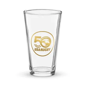 USA Rugby 50th Anniversary Shaker Pint Glass