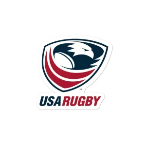 USA Rugby Bubble-Free Stickers
