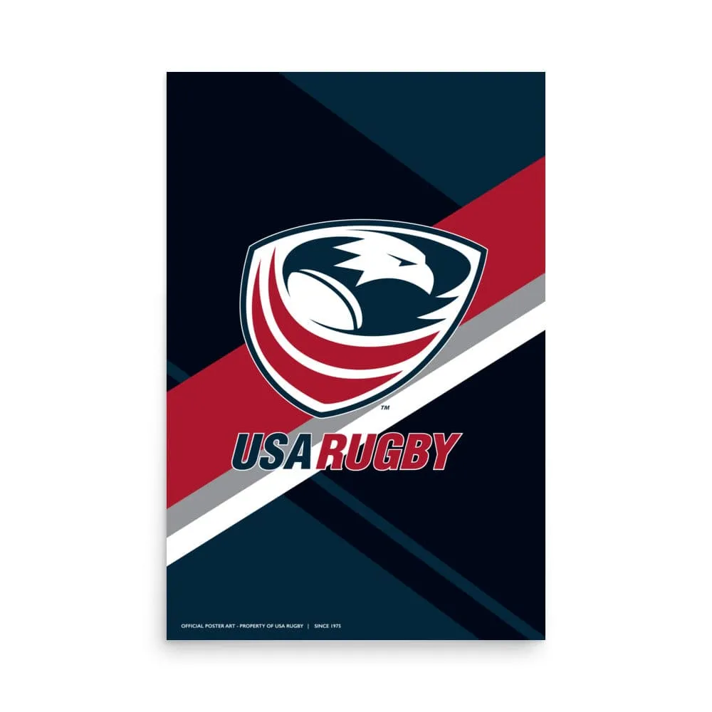USA Rugby Eagles Poster
