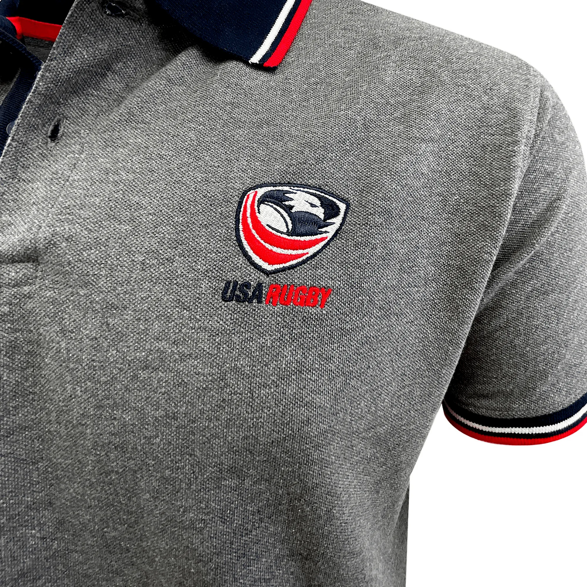 USA Rugby Pique Cotton Polo