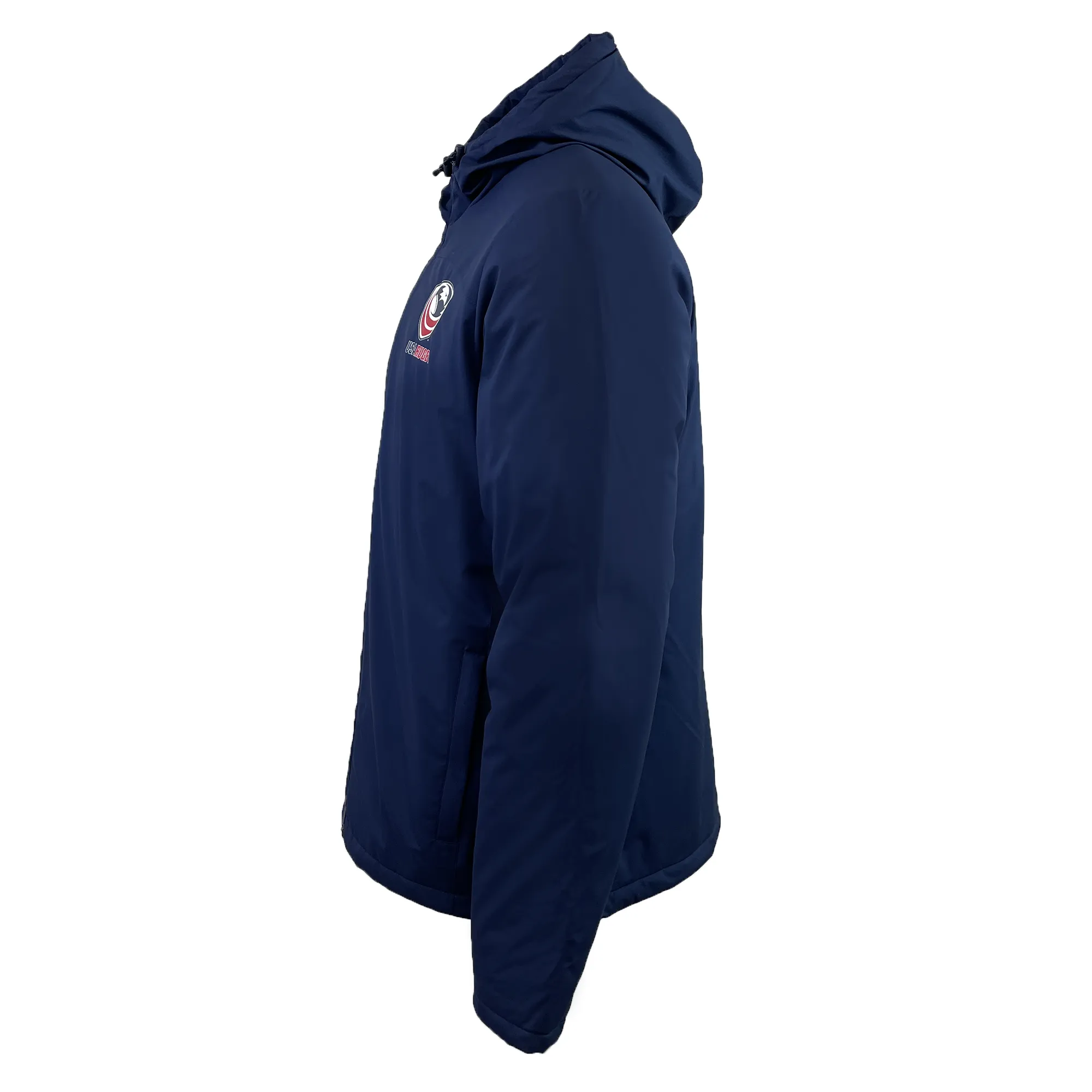USA Rugby Standard Length Bench Jacket by Castore