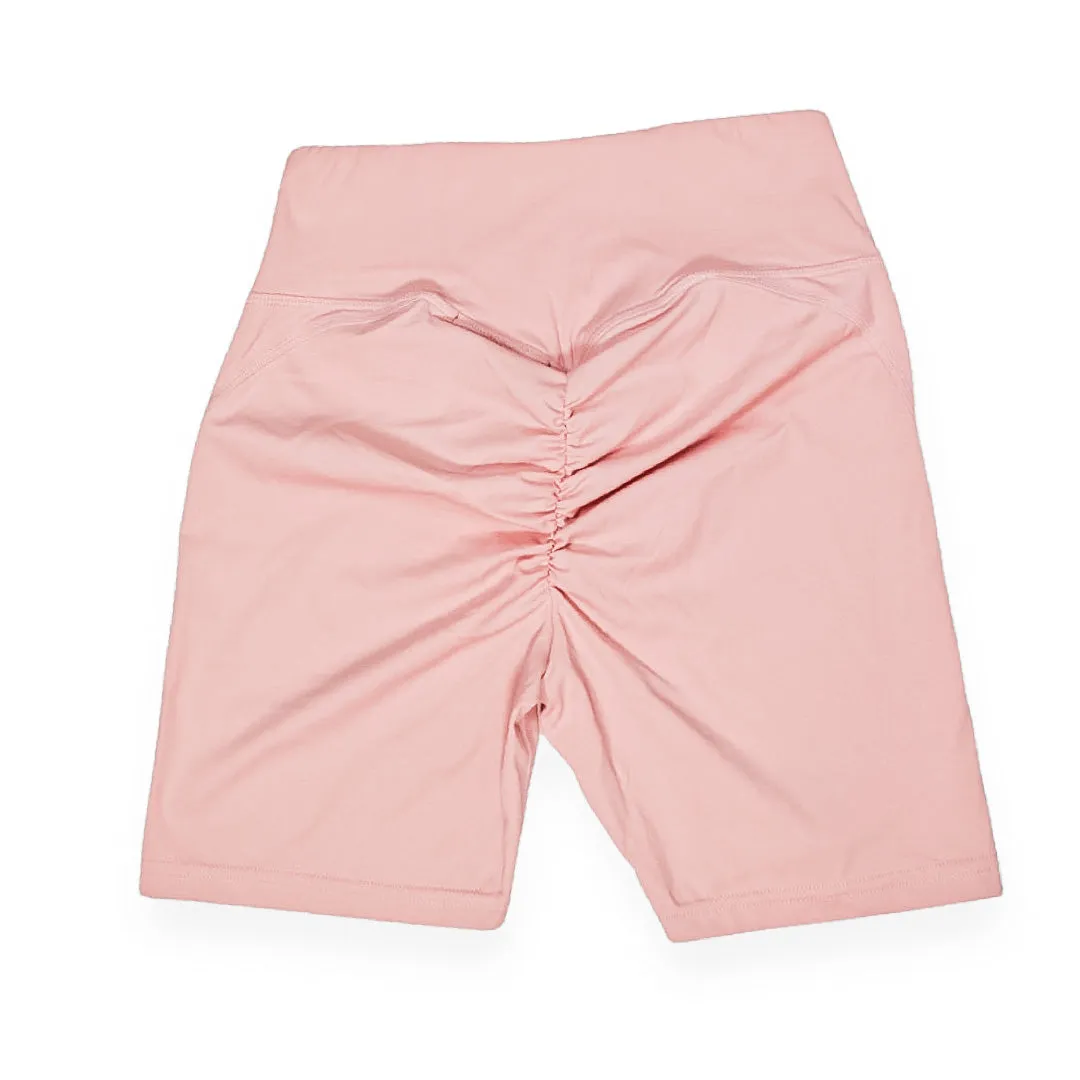 V Waist Yoga Short (Blush)
