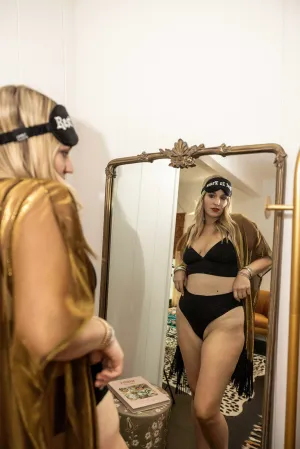 vada winter x discreture high waist cheeky in black
