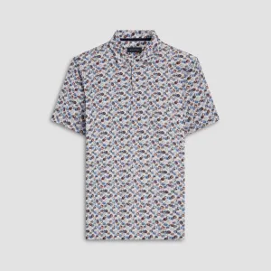 Victor Abstract Print OoohCotton Polo