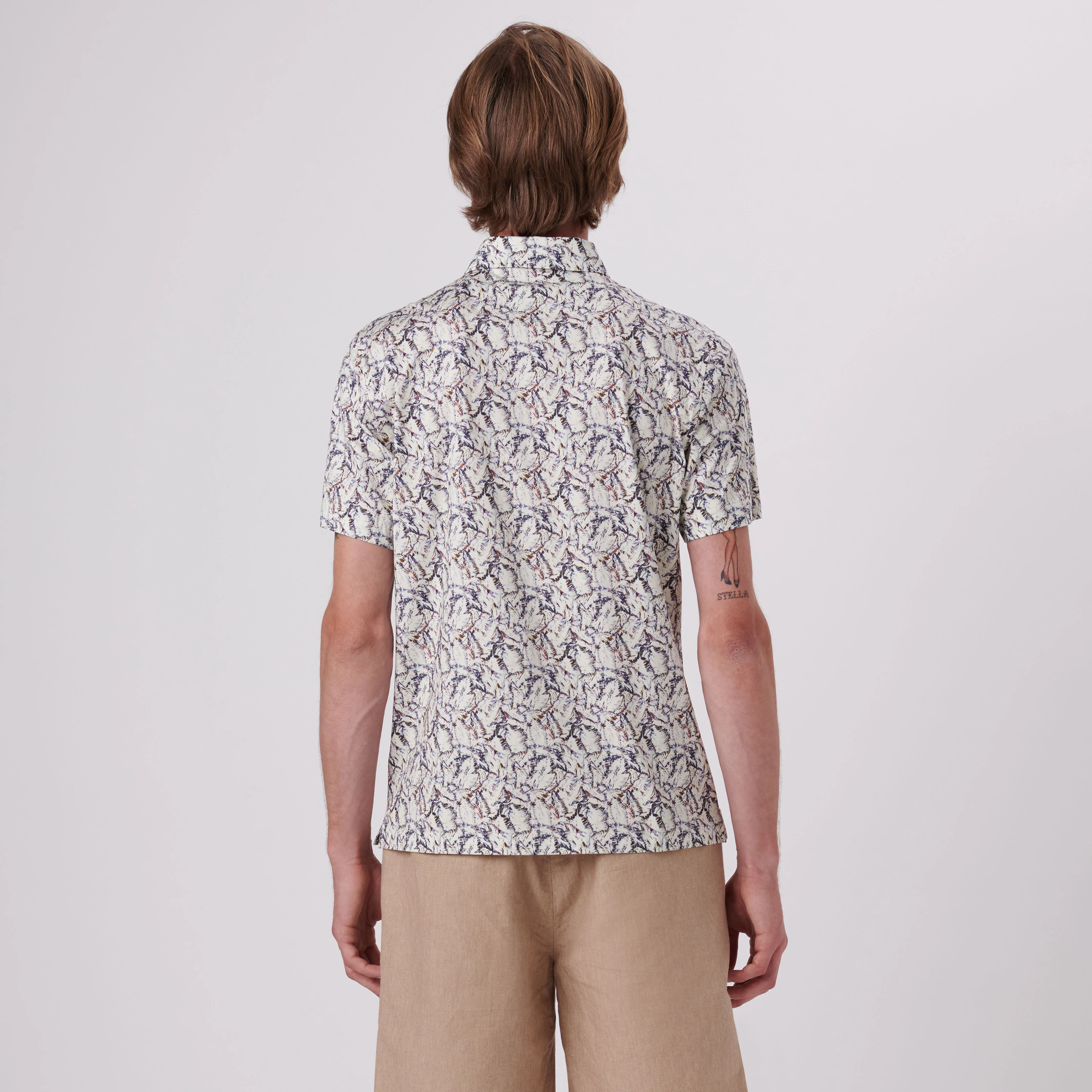 Victor Abstract Print OoohCotton Polo